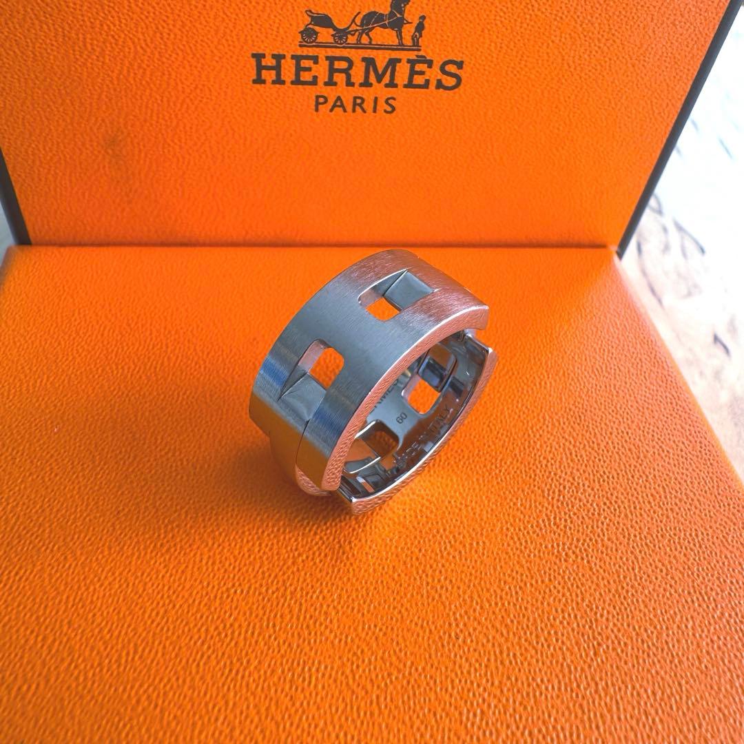希少 HERMES Turbo リング 60サイズ メンズ 指輪