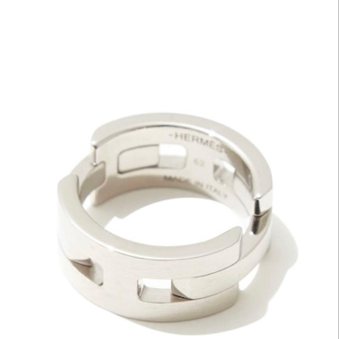 希少 HERMES Turbo リング 60サイズ メンズ 指輪