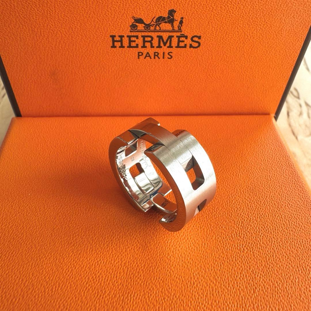 希少 HERMES Turbo リング 60サイズ メンズ 指輪