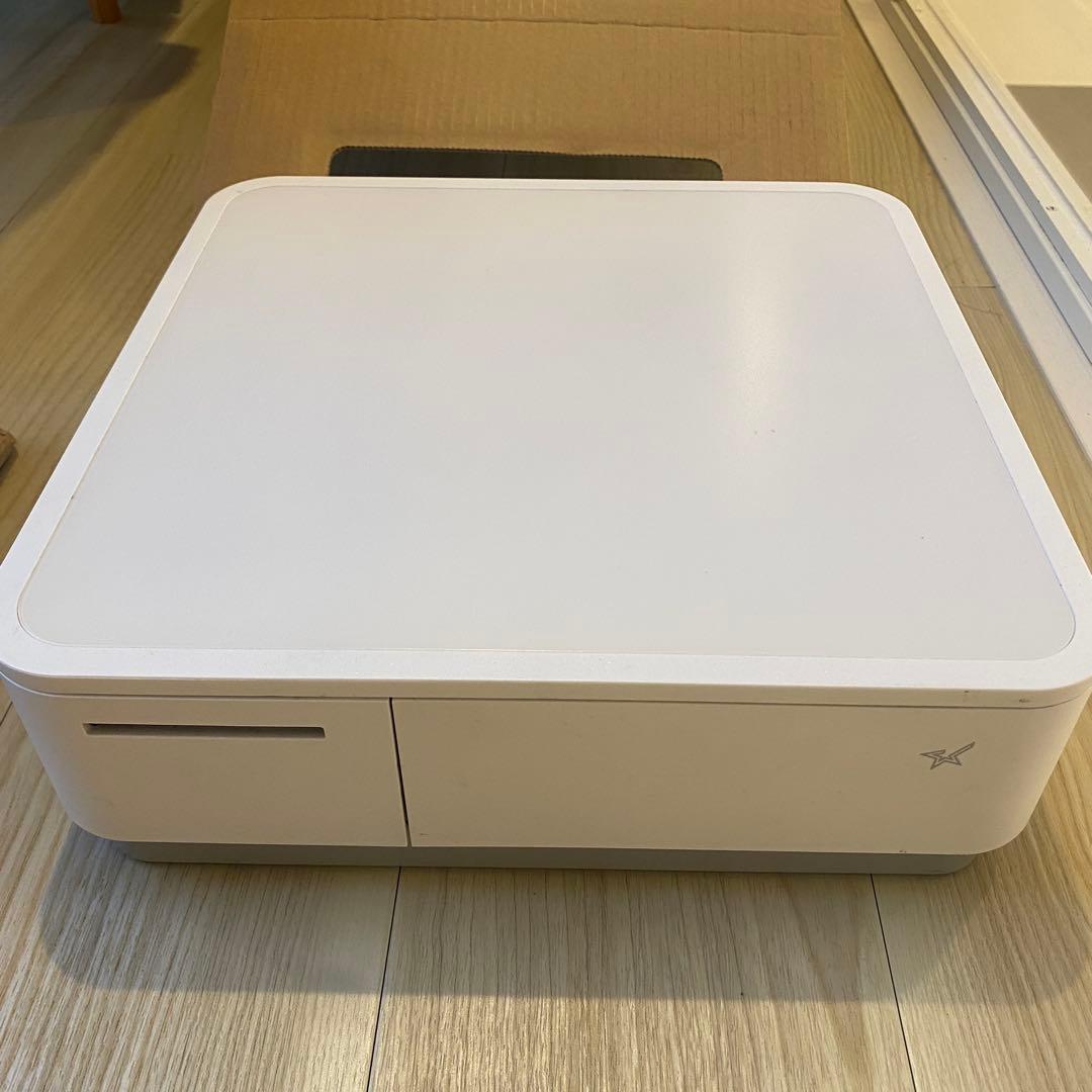 スター精密プリンター付キャッシュドロアmPOP10-WHT-JP エアレジ対応