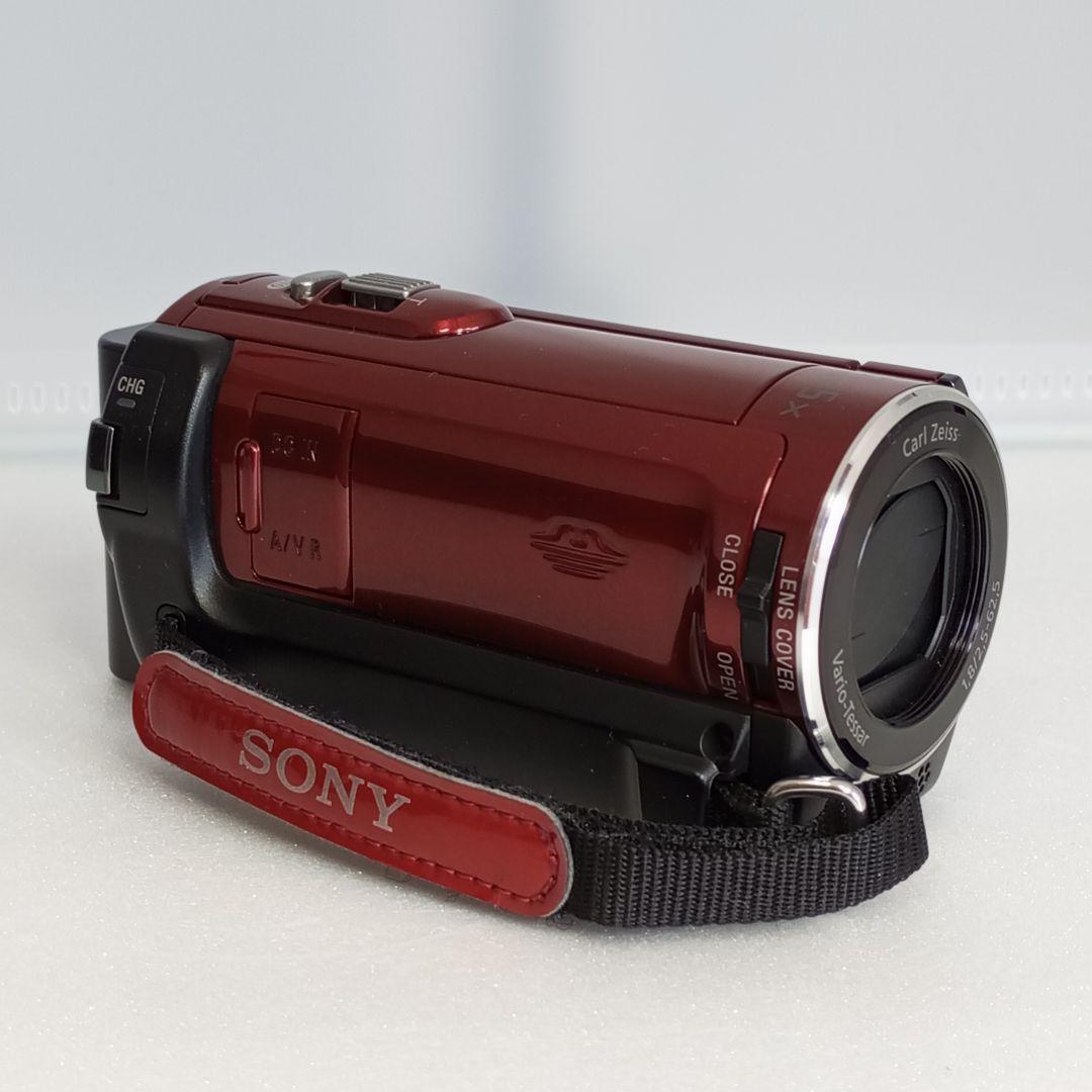 極美品 SONY ビデオカメラ ハンディカム HDR-CX170 レッド