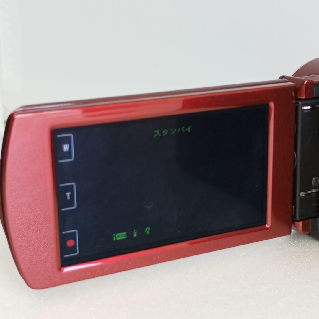 極美品 SONY ビデオカメラ ハンディカム HDR-CX170 レッド