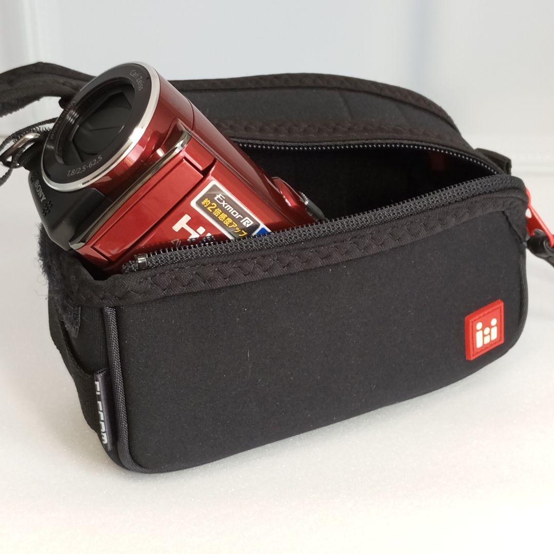 極美品 SONY ビデオカメラ ハンディカム HDR-CX170 レッド