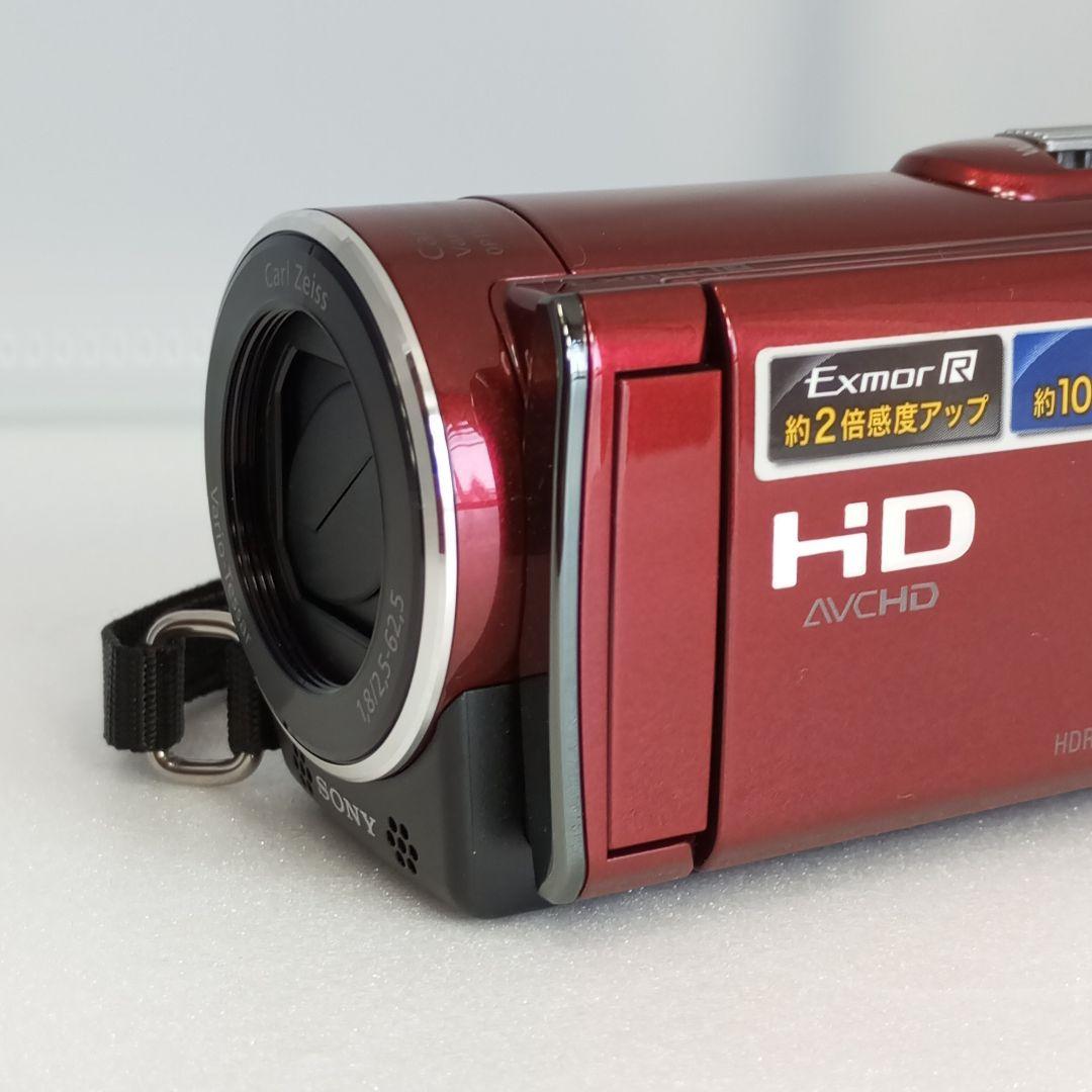極美品 SONY ビデオカメラ ハンディカム HDR-CX170 レッド