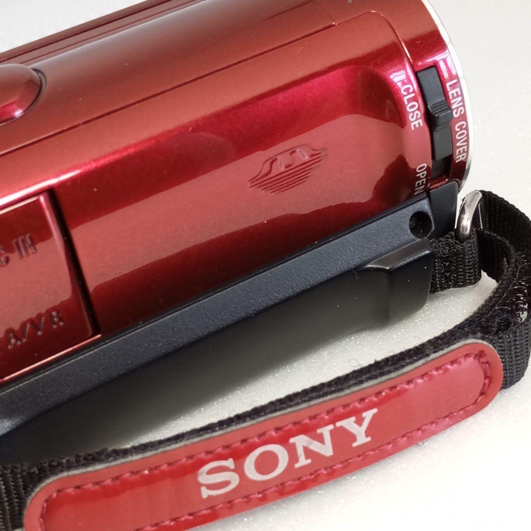 極美品 SONY ビデオカメラ ハンディカム HDR-CX170 レッド