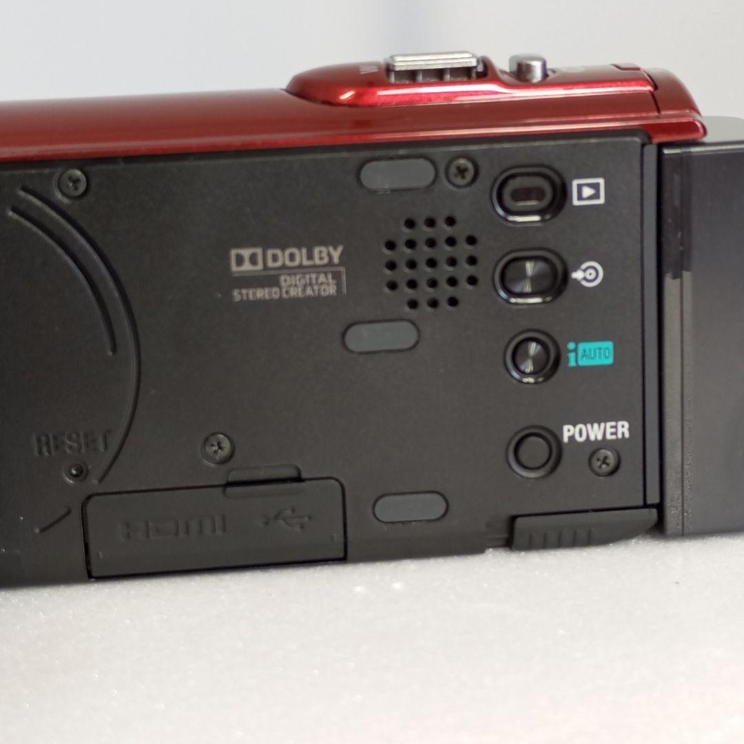 極美品 SONY ビデオカメラ ハンディカム HDR-CX170 レッド