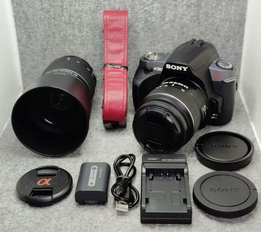SONY α380 ダブルズームレンズ付き