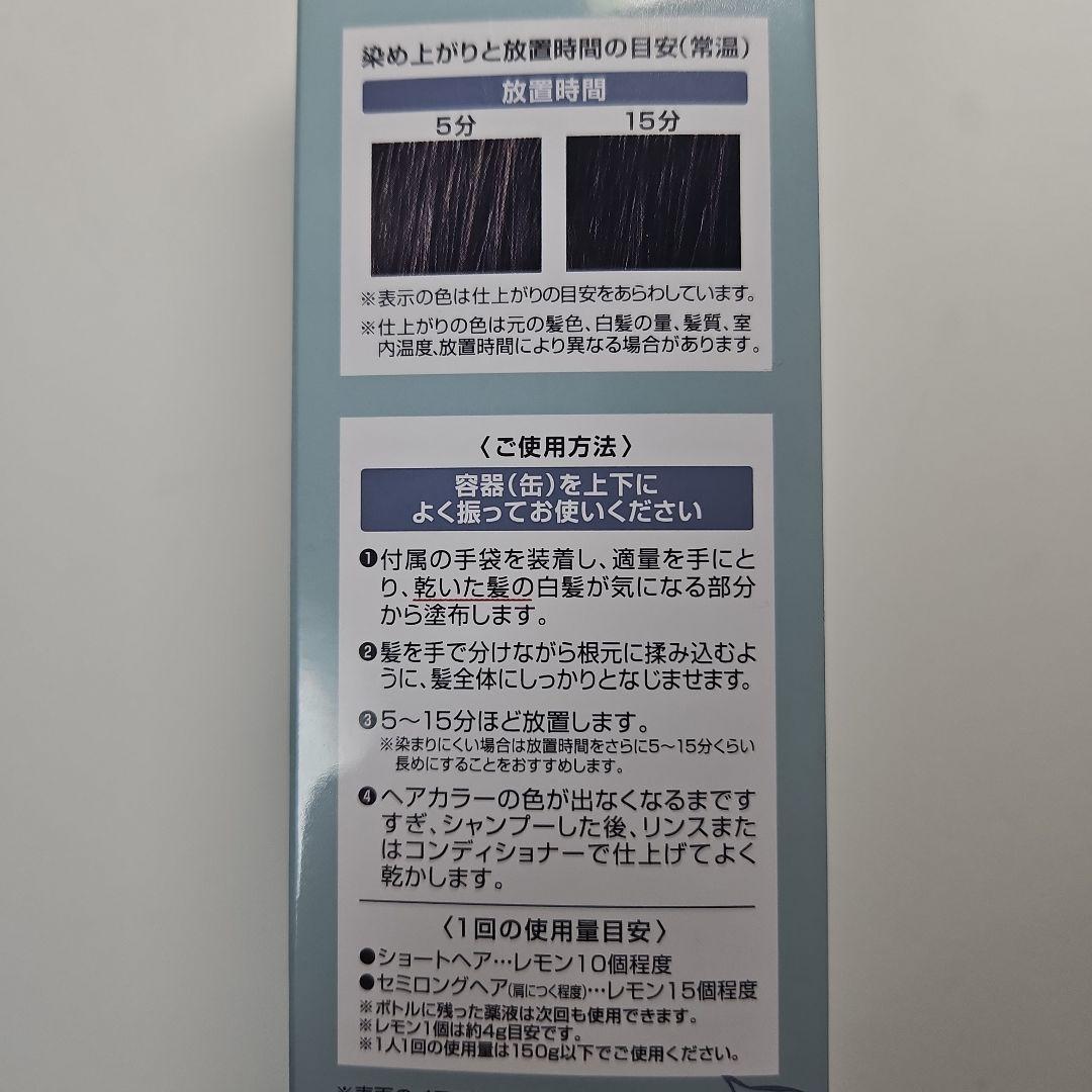 泡　白髪染め ボタニカルエアカラーフォームEX150g　ナチュラルブラック ２個