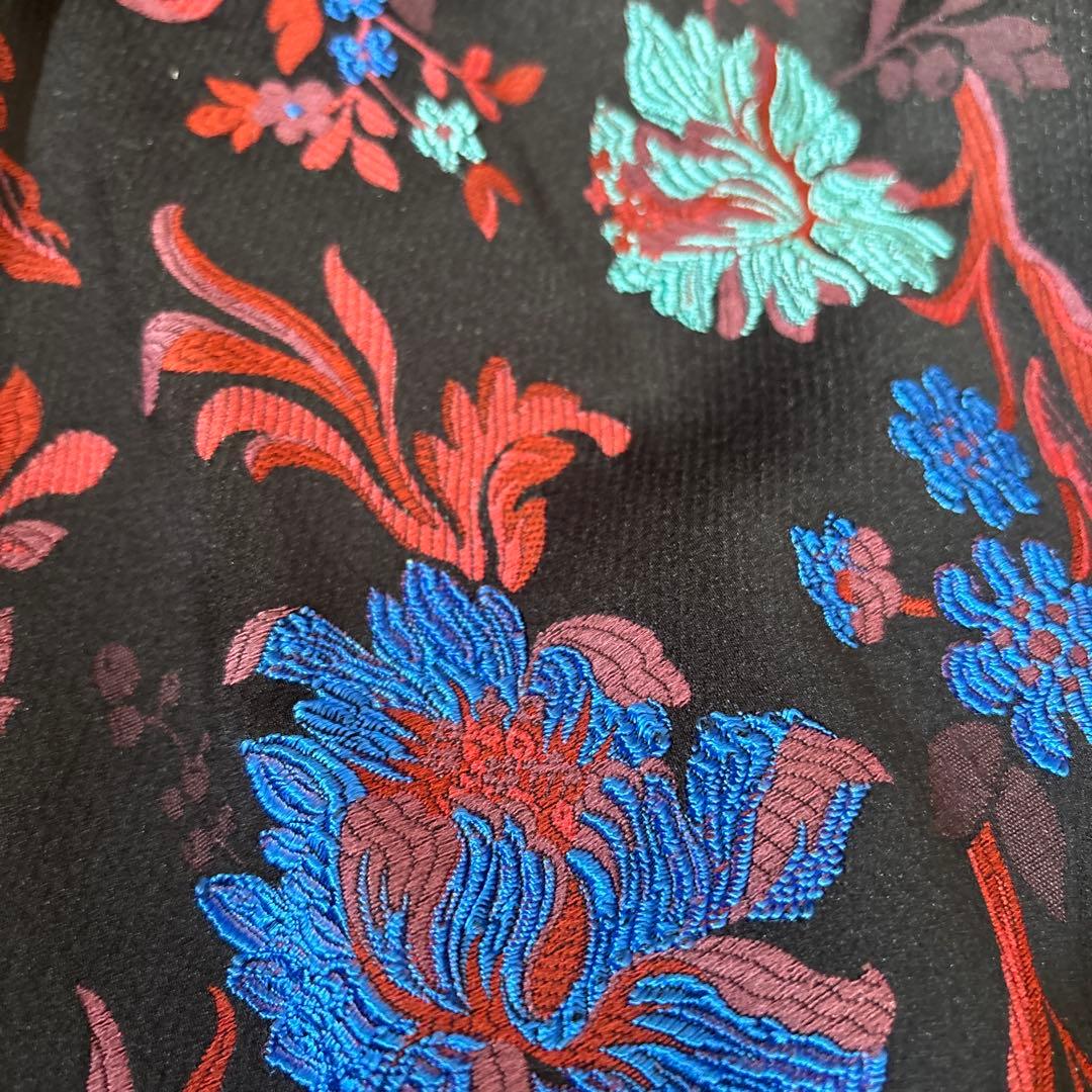 グレースコンチネンタル　花柄 刺繍 スカート　38