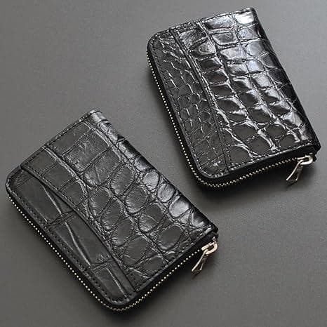 【匿名送料込み★新品】本クロコダイル　日本製　JRA認定　ラウンドケース艶