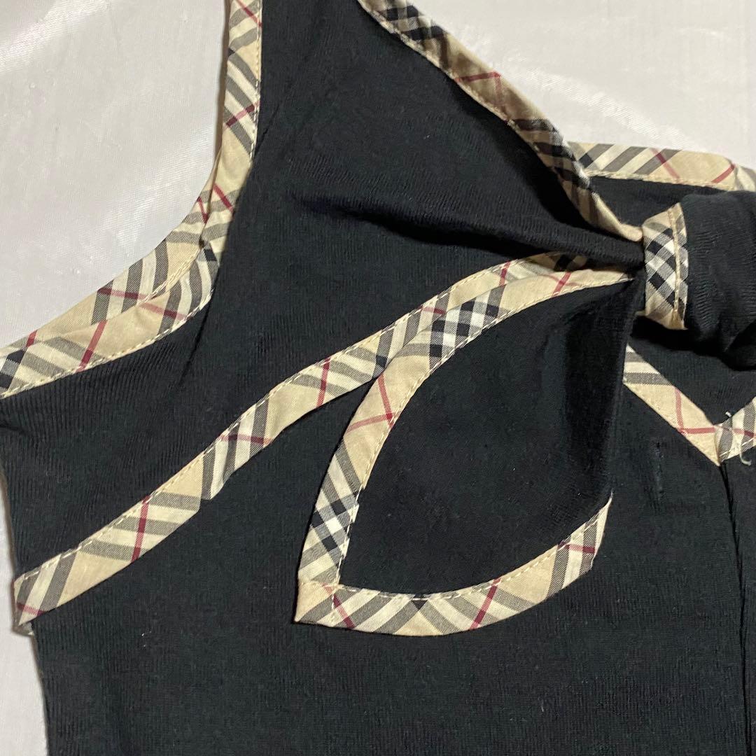 BURBERRY BLUE LABEL タンクトップ キャミソール　38 黒系