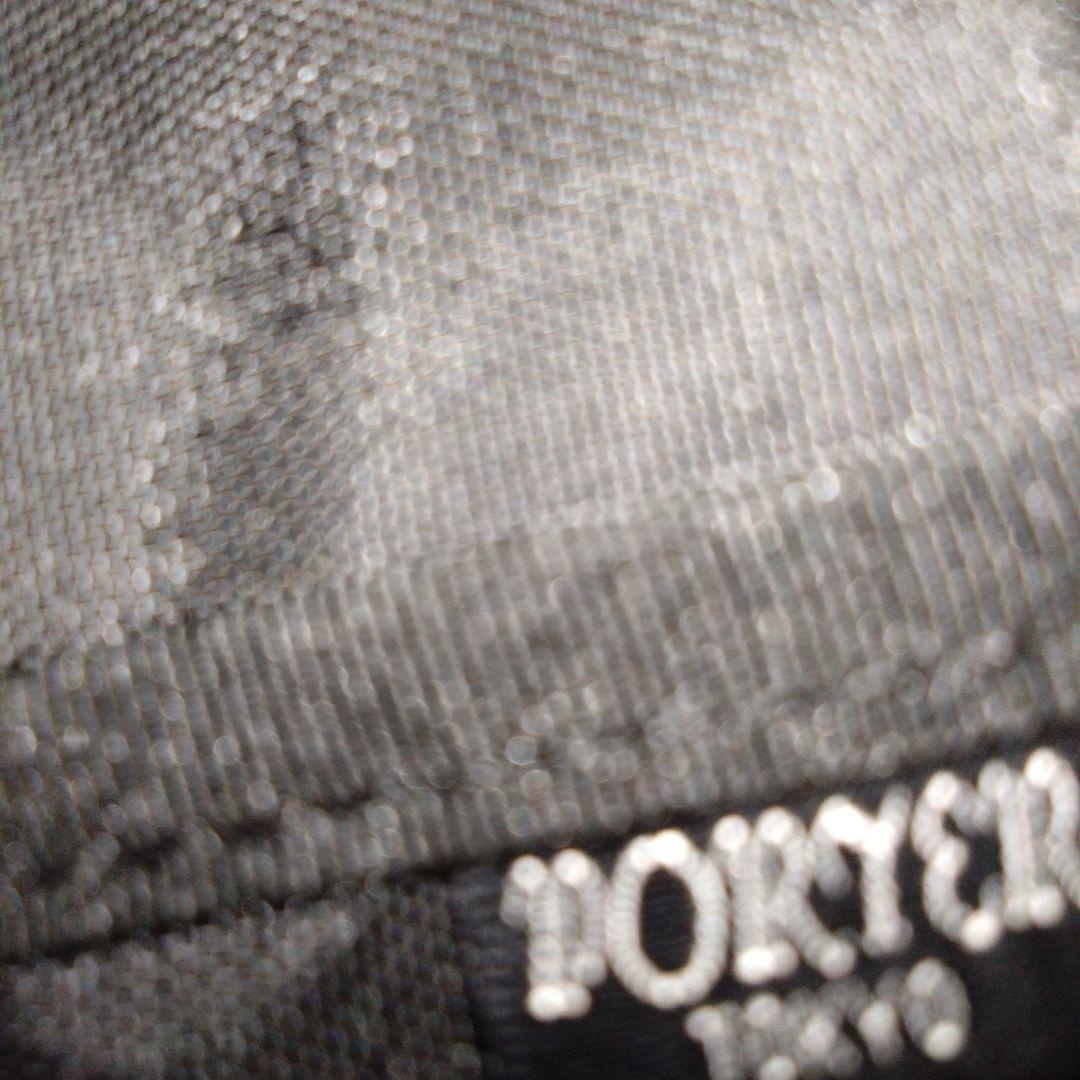 ポーター　フィールド　黒のキャンバスショルダーバッグ