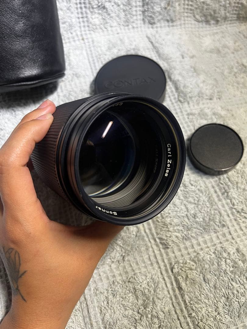 カールツァイス Sonnar f2.8　180mm レンズ　GFX　contax