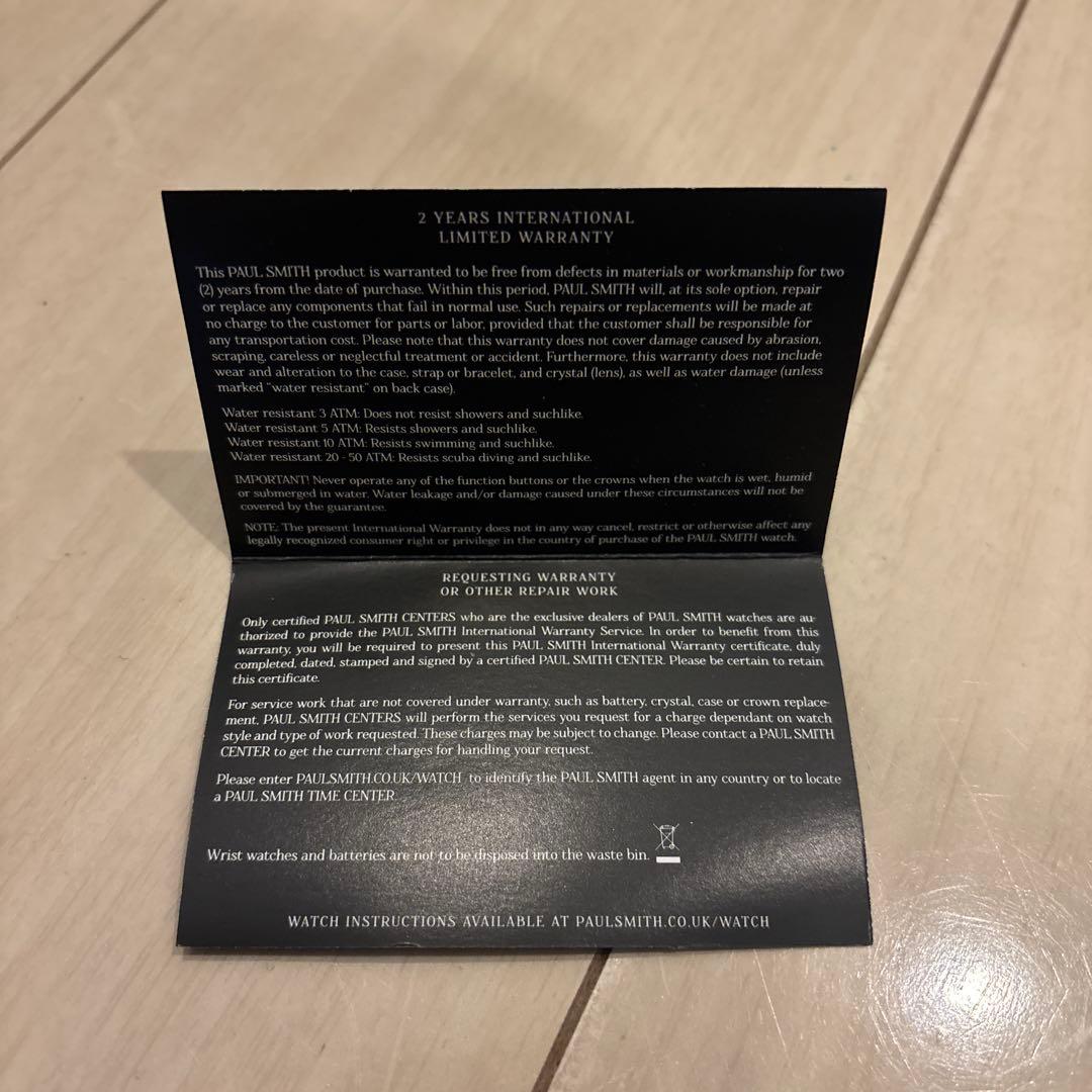 Paul Smith 腕時計　翌日発送可能！
