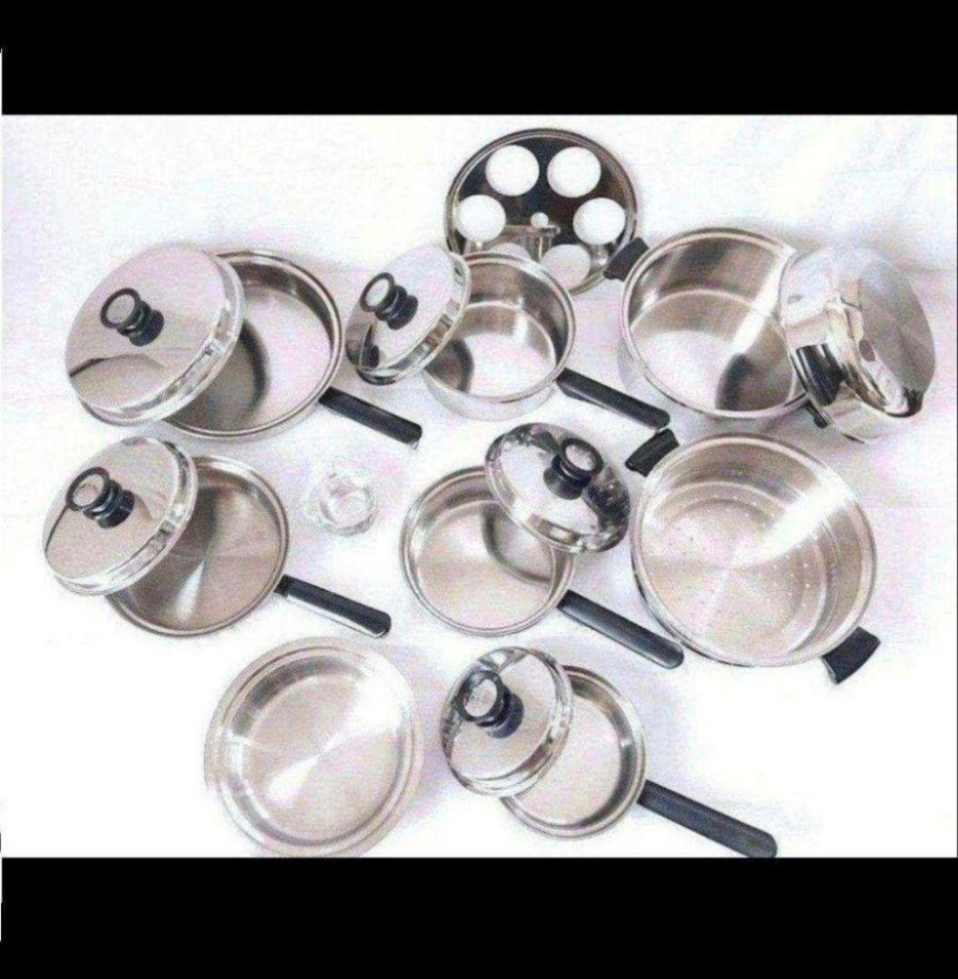 専用Amway インダクションレンジ対応 アムウェイ 鍋 21ピースセット @