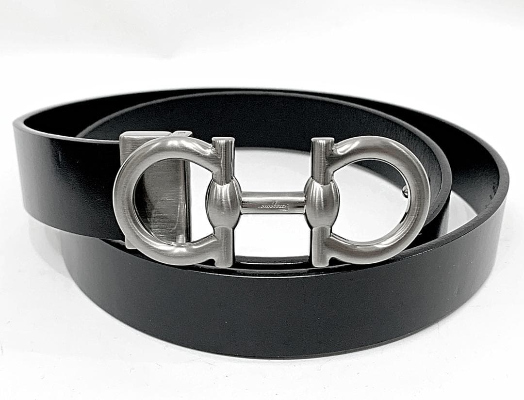 正規]サルバトーレ・フェラガモ BK ガンチーニベルト 男女兼[美品