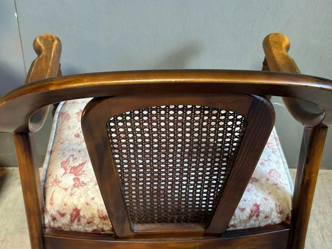 ②　カリモク　karimoku コロニアル　アームチェア　ヴィンテージ　IH