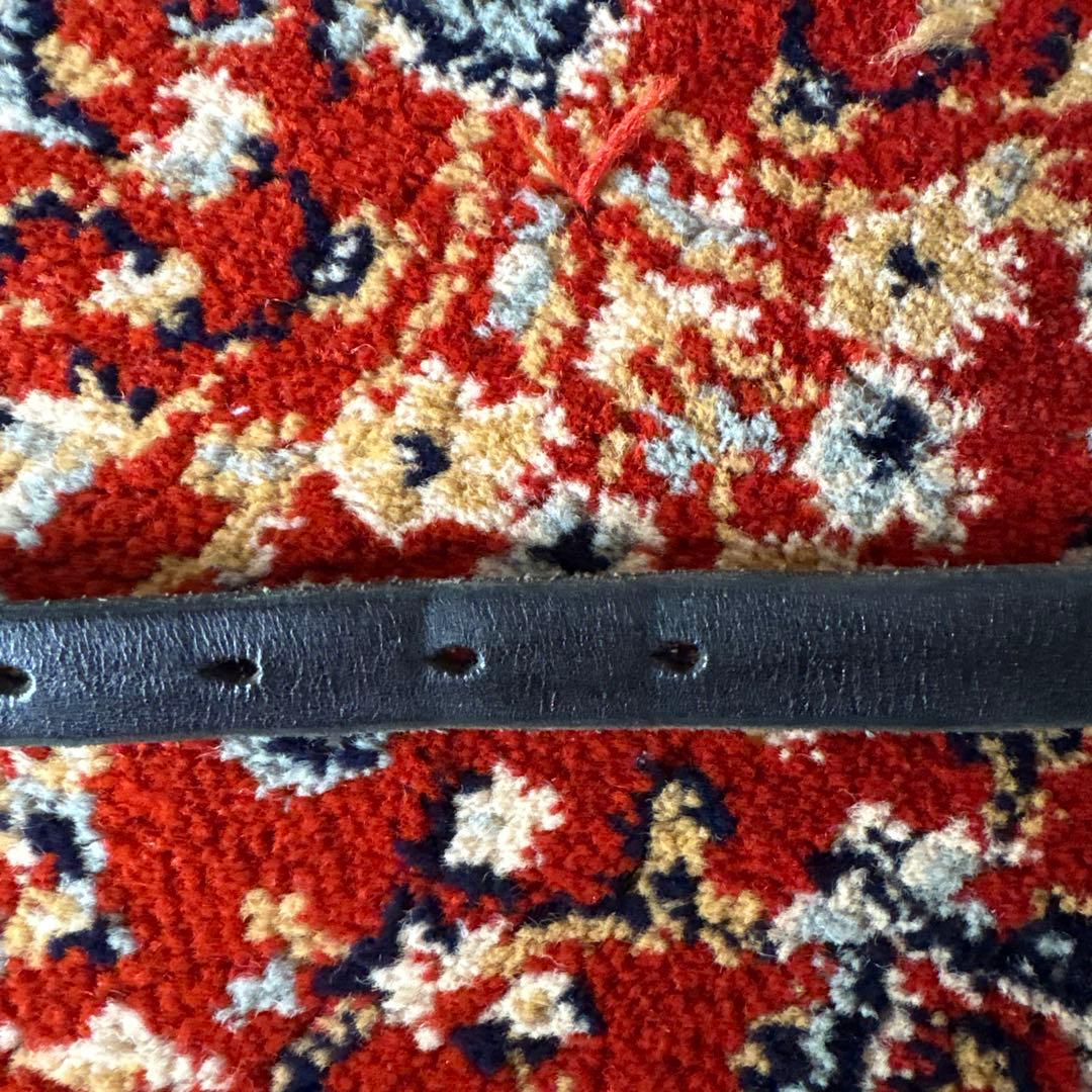 小物 OUR LEGACY 2CM BELT BLACK LEATHER 70