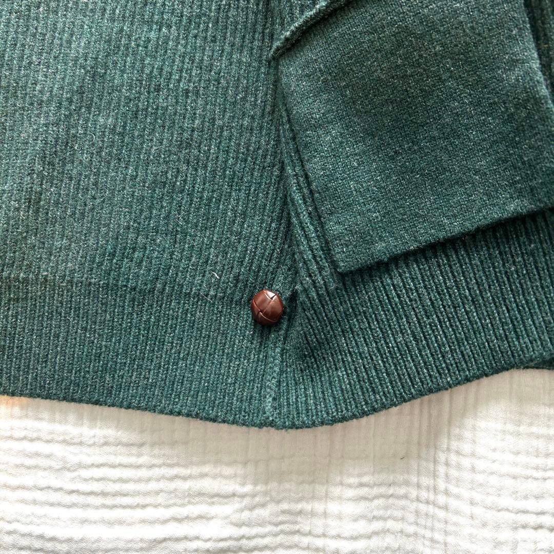 ウィリアムロッキー　カーディガン　ウール100% 38 スコットランド製