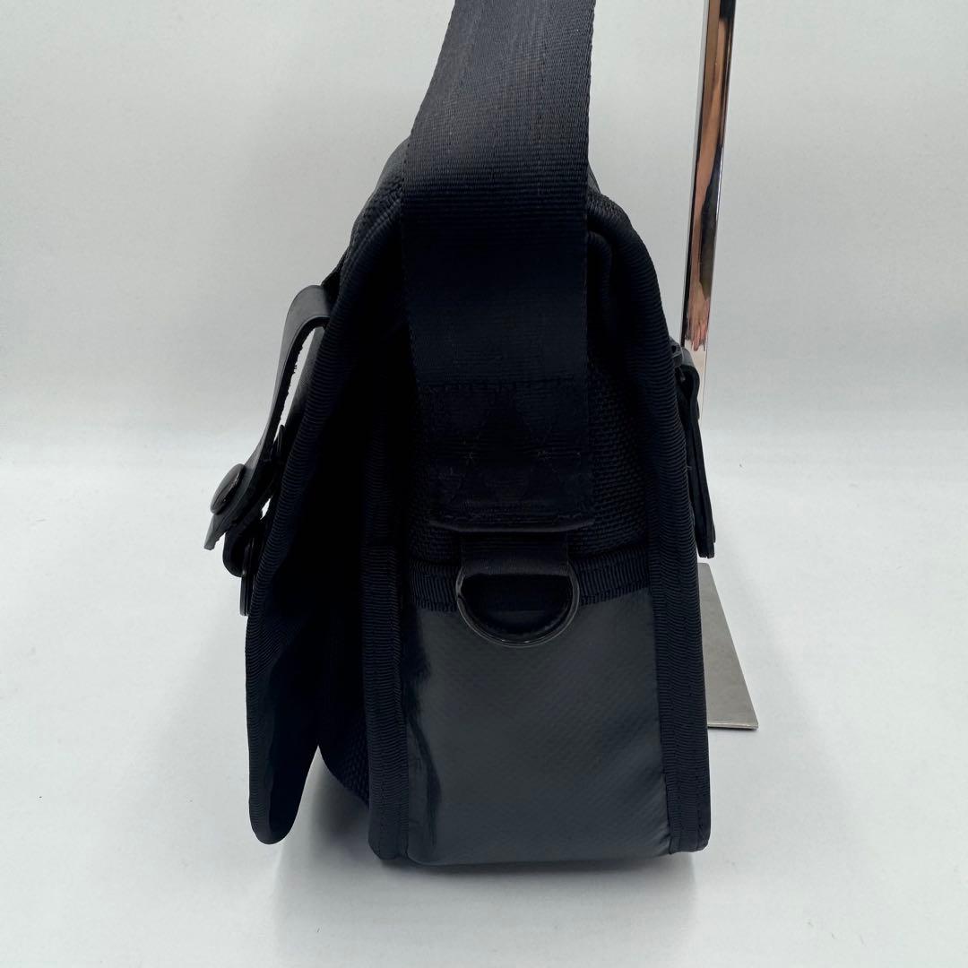 ポーター　メッセンジャーバッグ ヒート マグライト付　黒　ショルダー　斜め掛け