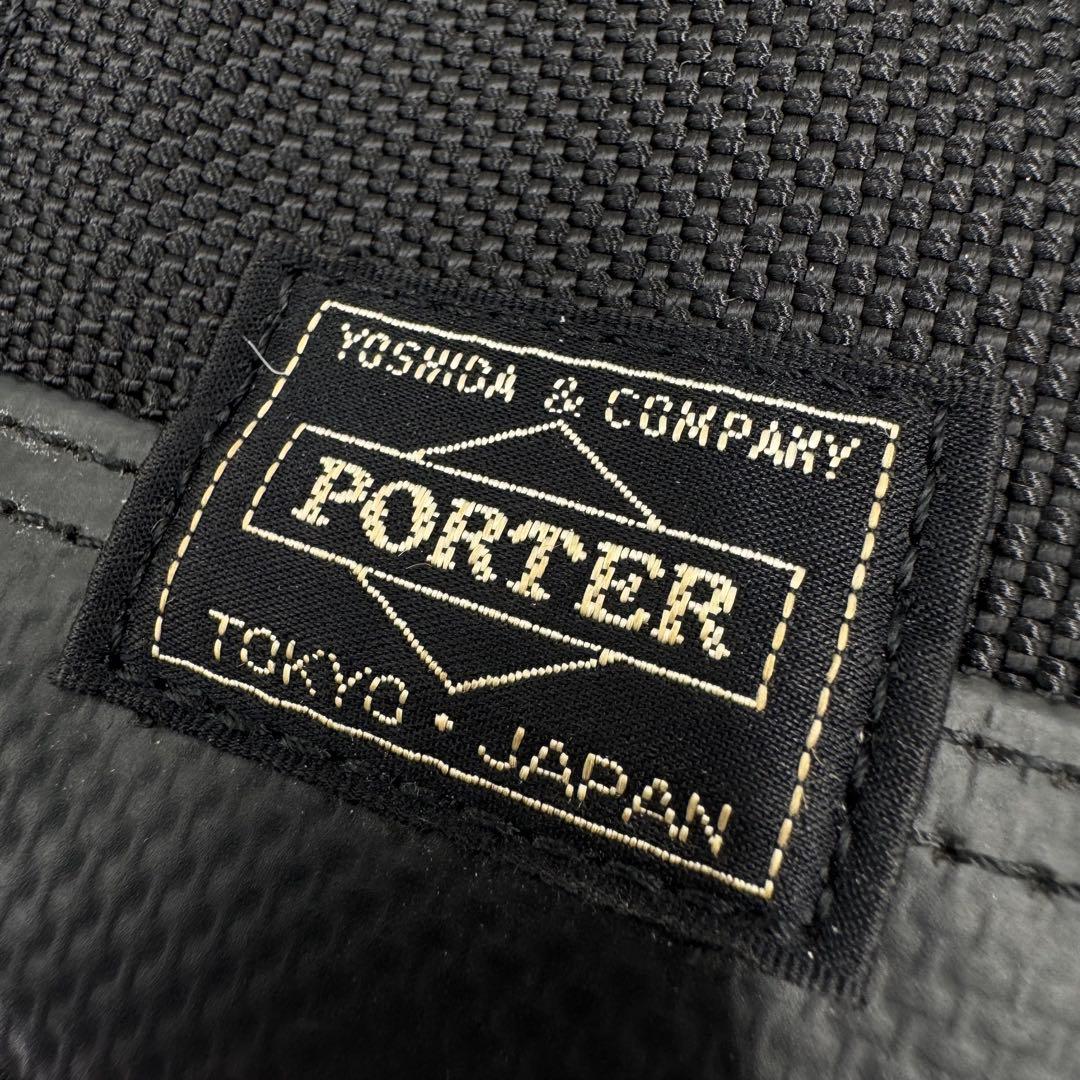 ポーター　メッセンジャーバッグ ヒート マグライト付　黒　ショルダー　斜め掛け