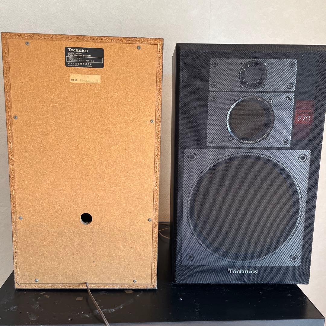 Technics 大型スピーカー 黒色