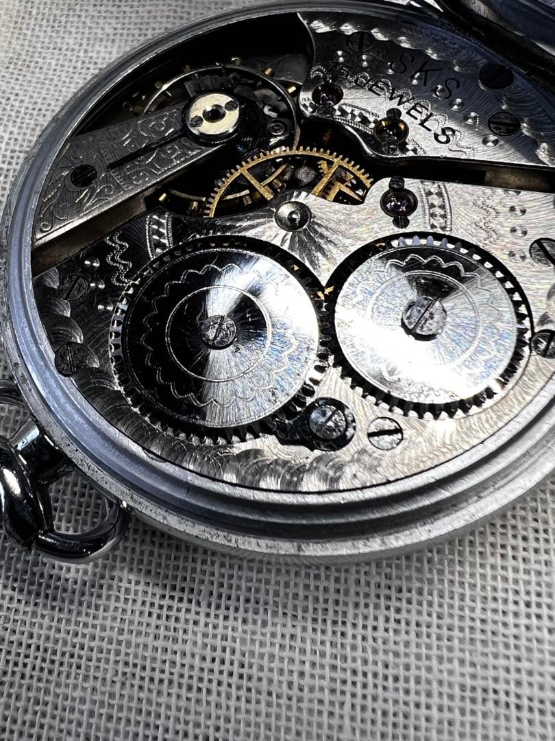 ヴィンテージ　精工舎　EXCELLENT シルバー 懐中時計　レア