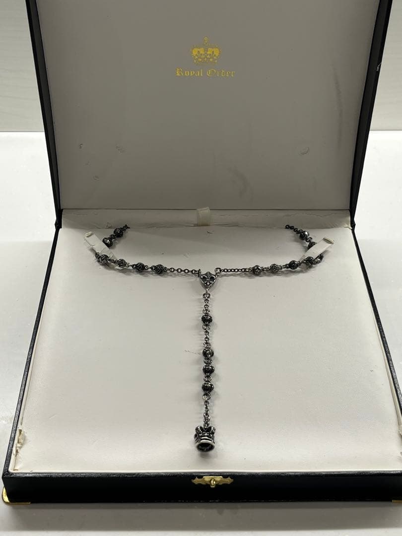 ロイヤルオーダー クラウン ロザリオ ネックレス