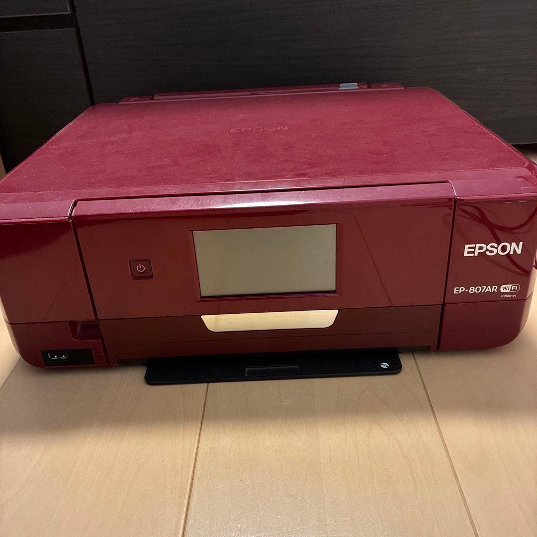 EPSON EP-807AR インクジェットプリンター 赤【ジャンク品】