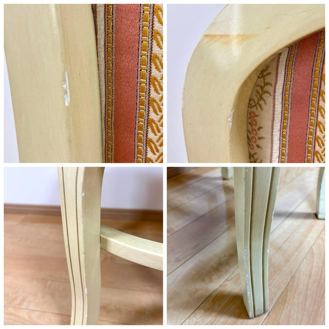 ロココ調 猫脚 ダイニングチェア アンティーク