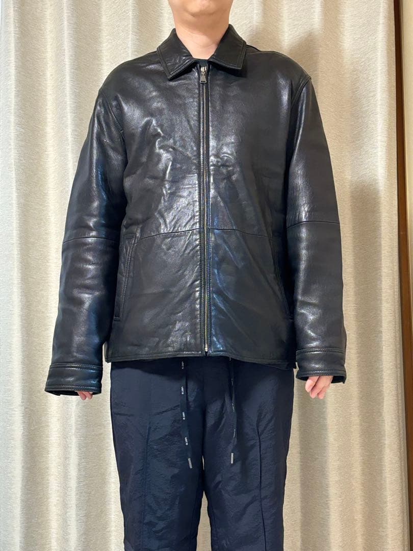90s   カルバンクライン レザージャケット