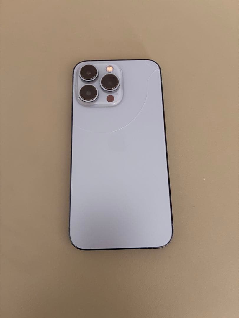 値下げ❗️「背面割れ有」iPhone13Pro 128 シエラブルー