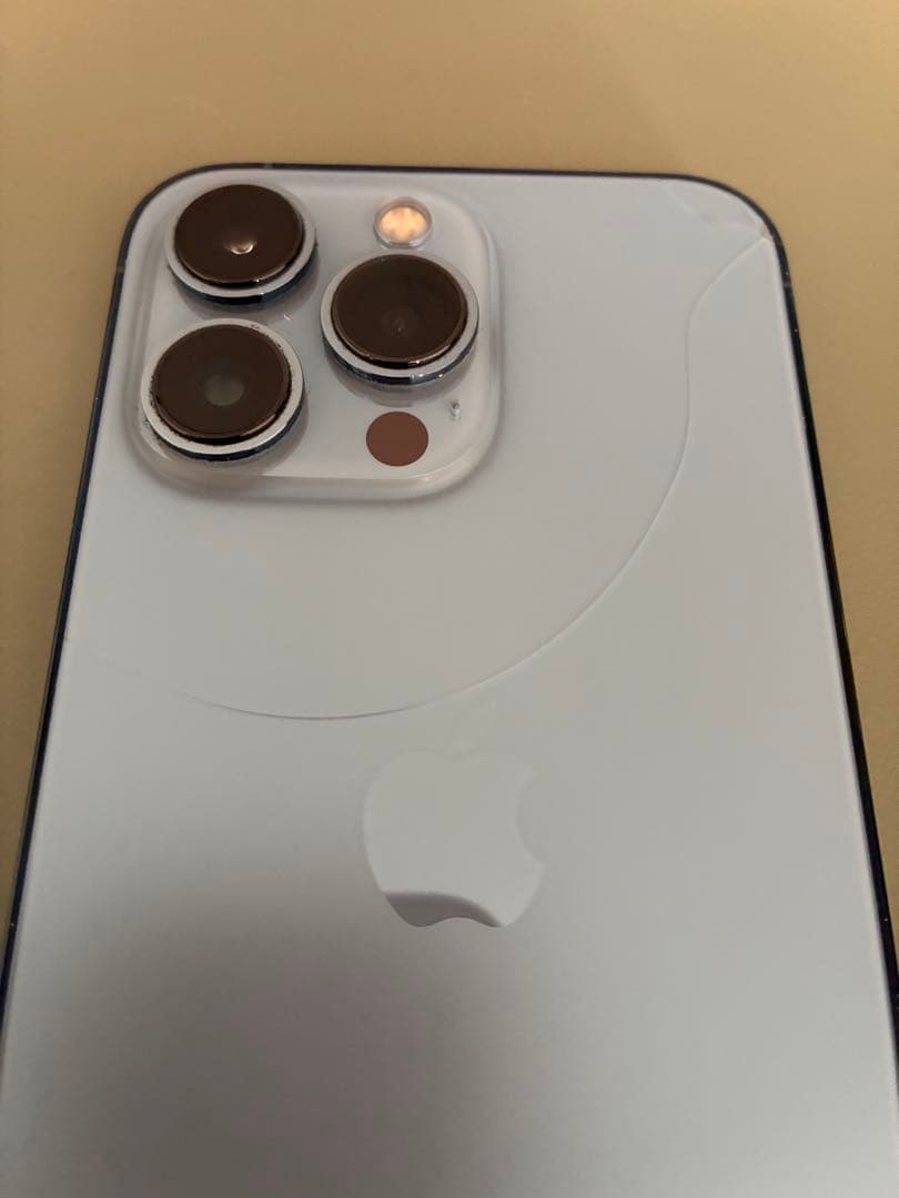 値下げ❗️「背面割れ有」iPhone13Pro 128 シエラブルー