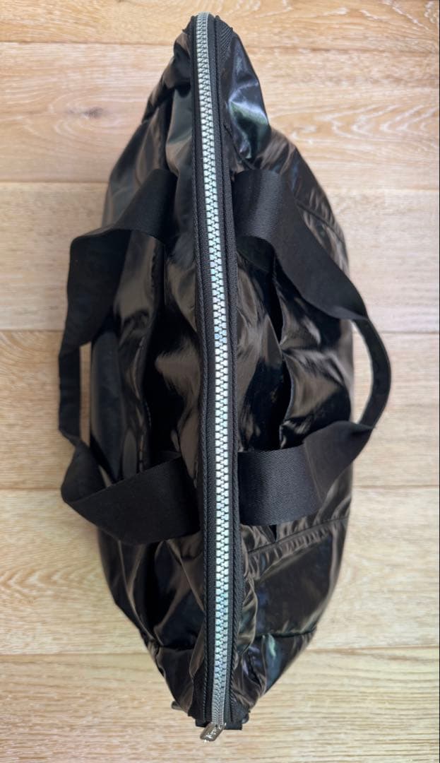 レスポートサック　ボストンバッグ　ショルダーバッグ 黒ホログラム