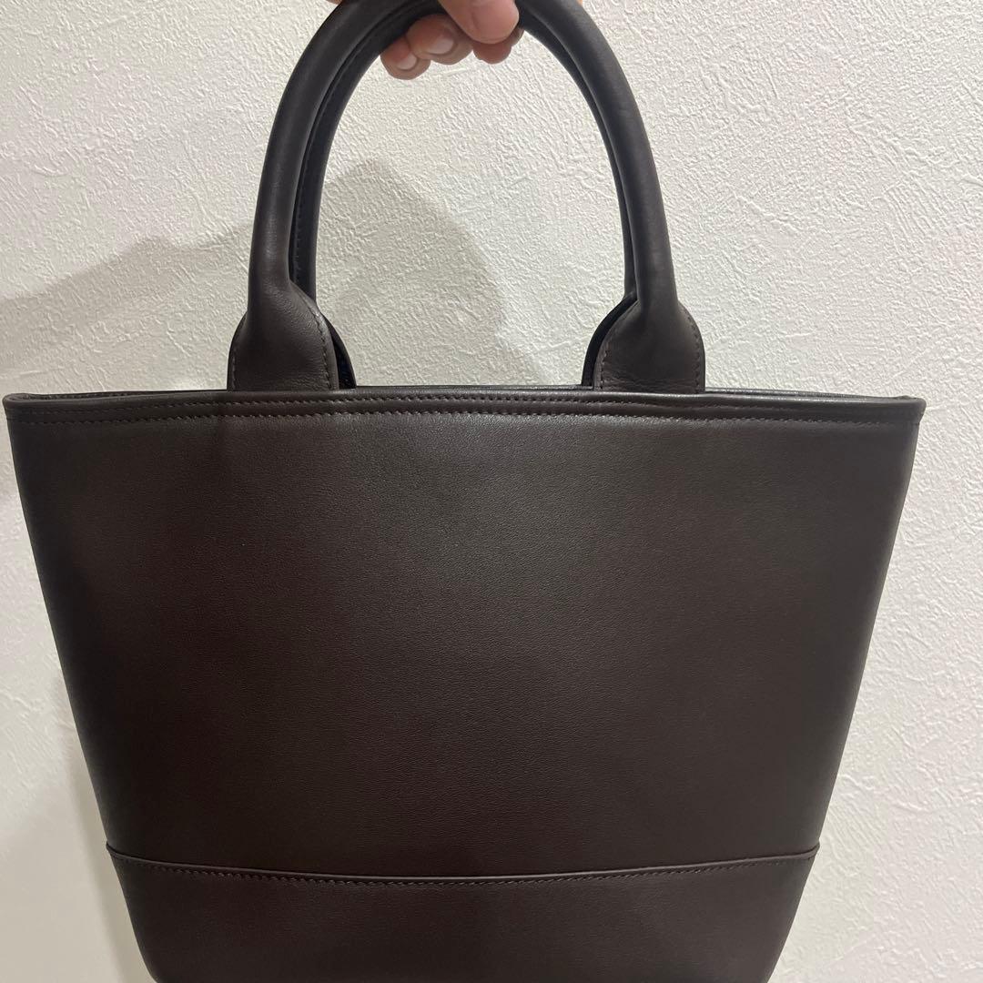 HYDROGEN ハイドロゲン レザー スカル トートバッグ ダークブラウン