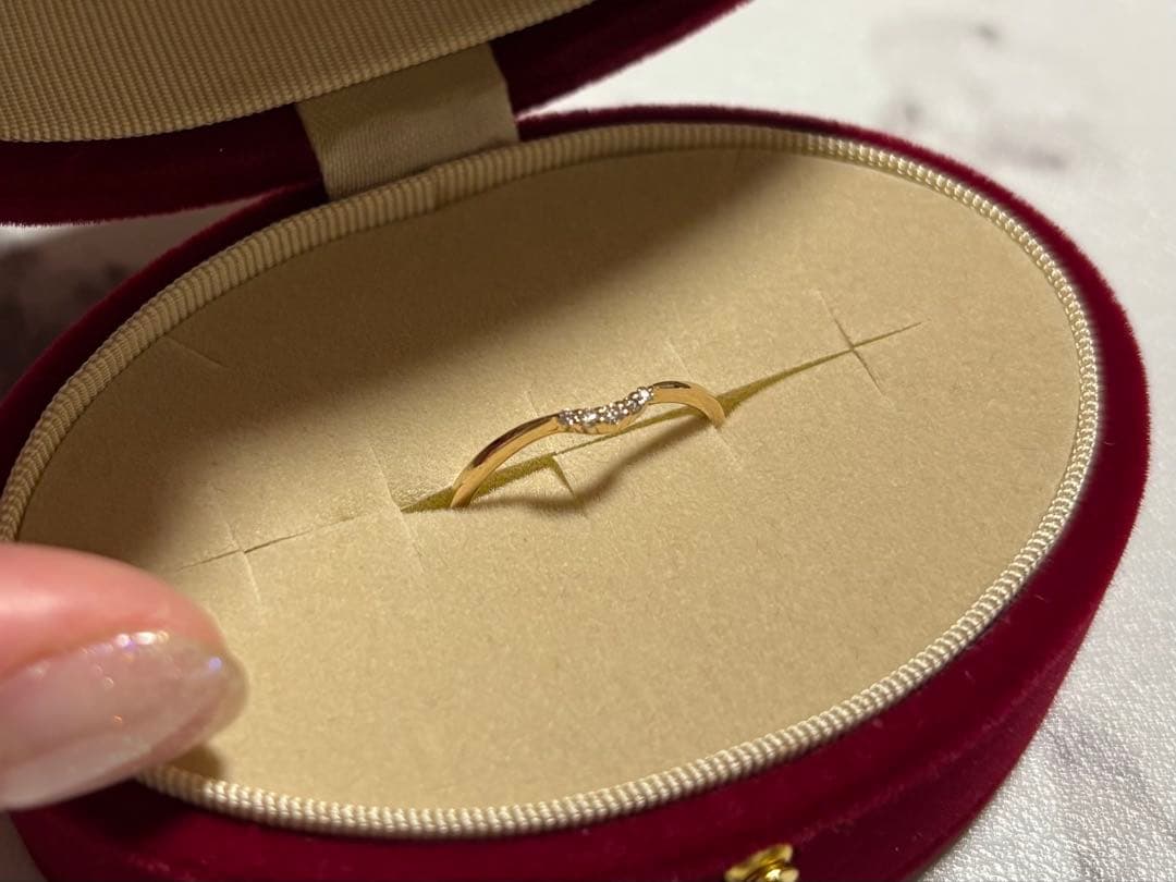 【最終値下げ】agete アガット 9号 ダイヤモンド K10 ゴールド リング