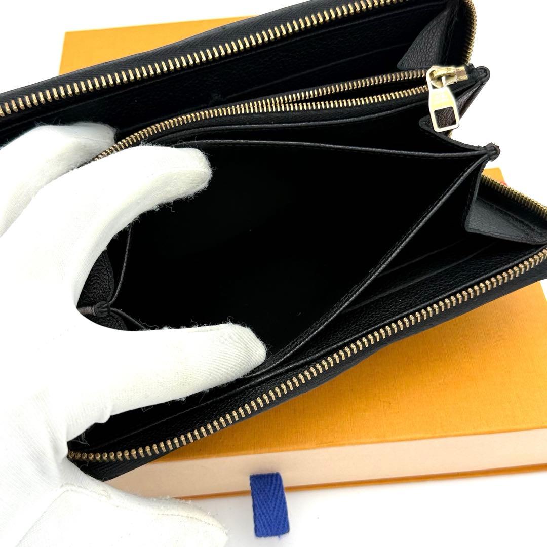 超美品✨ルイヴィトン アンプラント ジッピーウォレット 黒 長財布