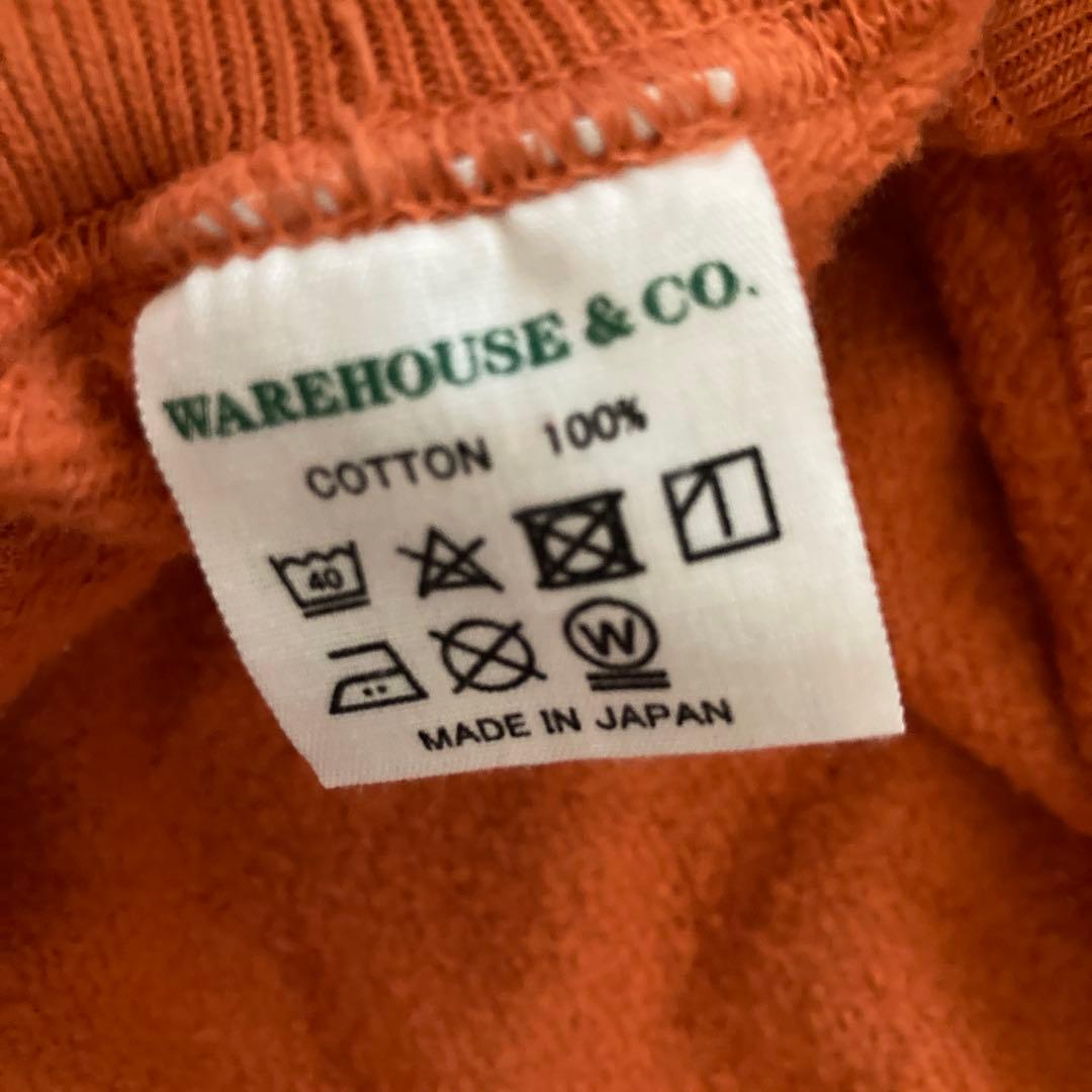 フ*️様 ウエアハウス　セコハンパーカー　オレンジ　Mサイズ　極美品