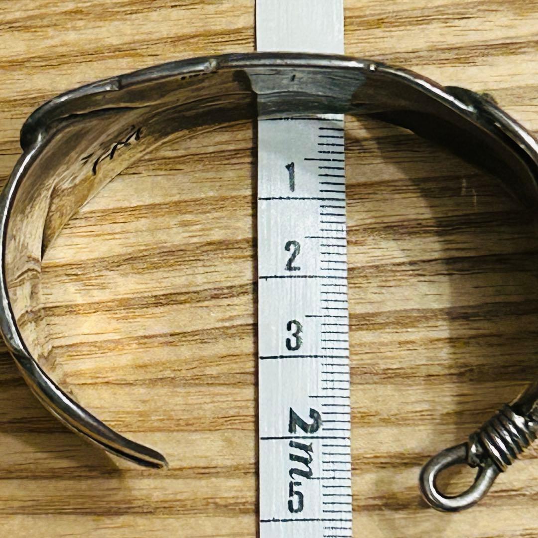 MOTO レザー シルバー バングル