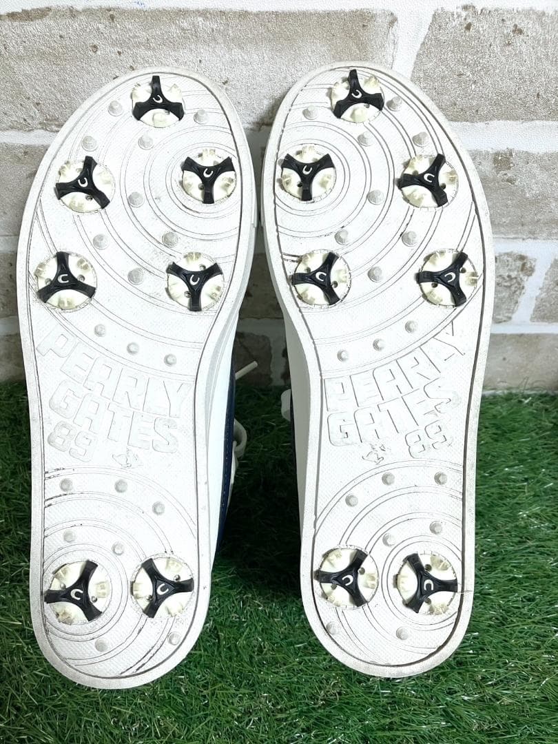 【24時間以内/匿名配送】良品 パーリーゲイツ ゴルフシューズ 23.5cm