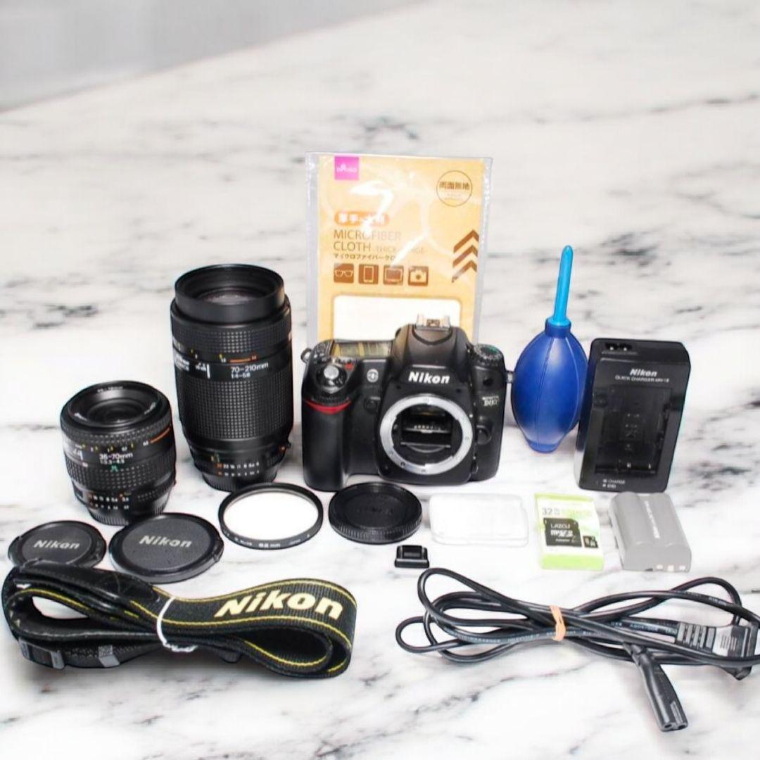 ♥Nikon D80♥ 高画質モデル 標準＋望遠Wレンズ 　ボディAF搭載