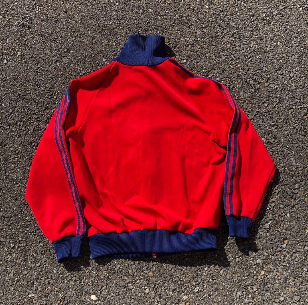 80's adidas アディダス トラックジャケット デサント製