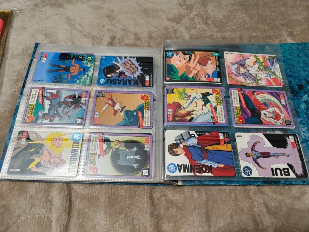 幽遊白書 カードダスセット バインダー付き 約150枚 レトロ