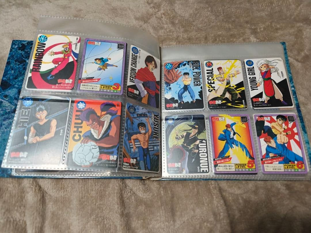 幽遊白書 カードダスセット バインダー付き 約150枚 レトロ