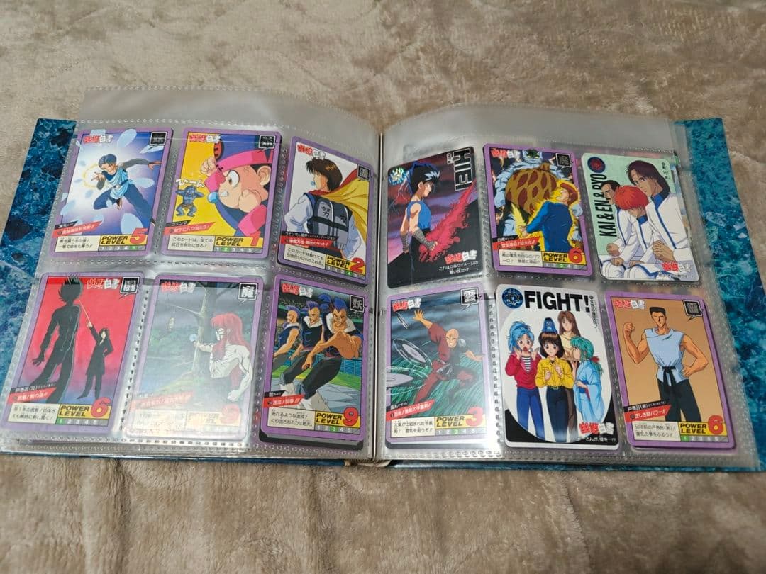 幽遊白書 カードダスセット バインダー付き 約150枚 レトロ