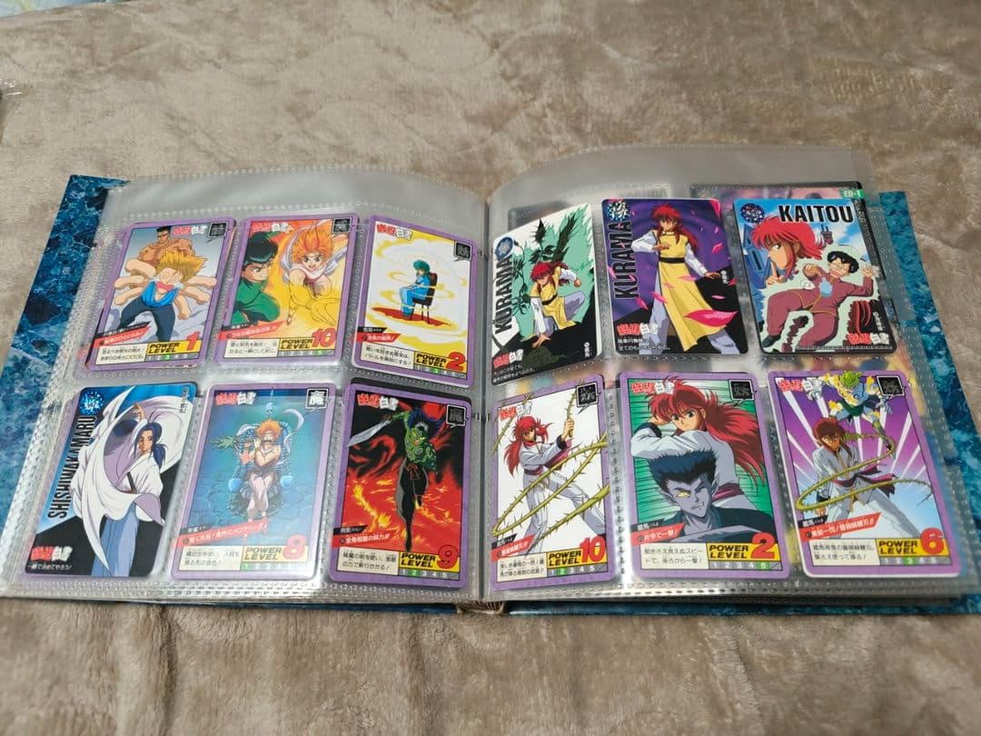 幽遊白書 カードダスセット バインダー付き 約150枚 レトロ