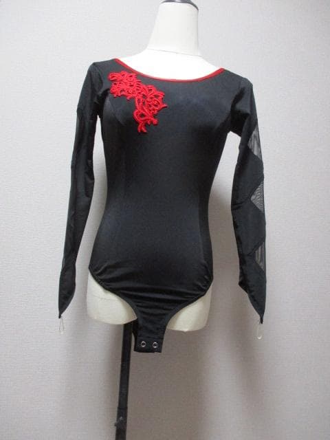 社交ダンス PastTimeパスタイム　赤と黒★3点セットアップ　パソにぴったり