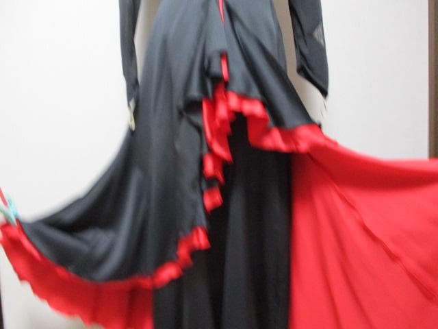 社交ダンス PastTimeパスタイム　赤と黒★3点セットアップ　パソにぴったり
