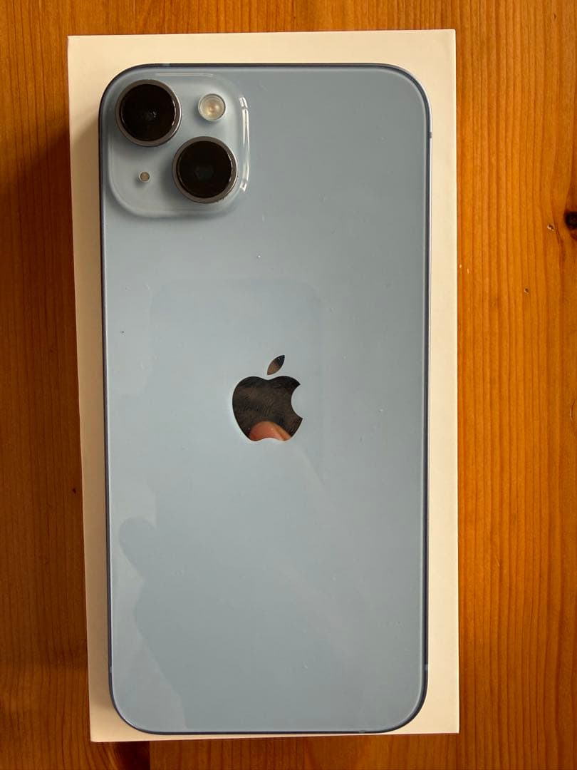 Apple iPhone 14 ブルー 本体 充電ケーブル付き