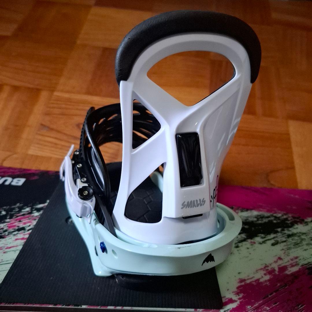 BURTON GROM 130cm 　キッズスノーボードバインディング２点セット